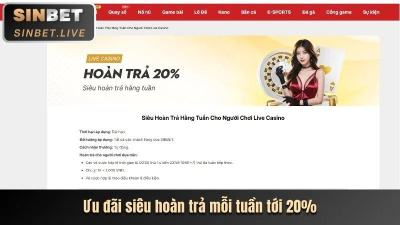 Hoàn trả casino ae888